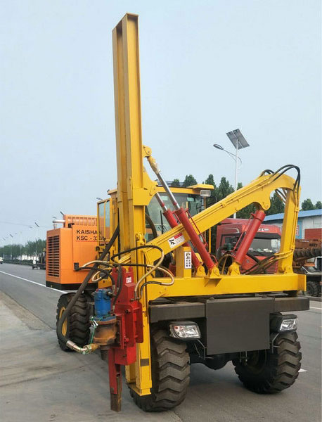 如何做好公路護(hù)欄打樁機(jī)的防銹處理？
